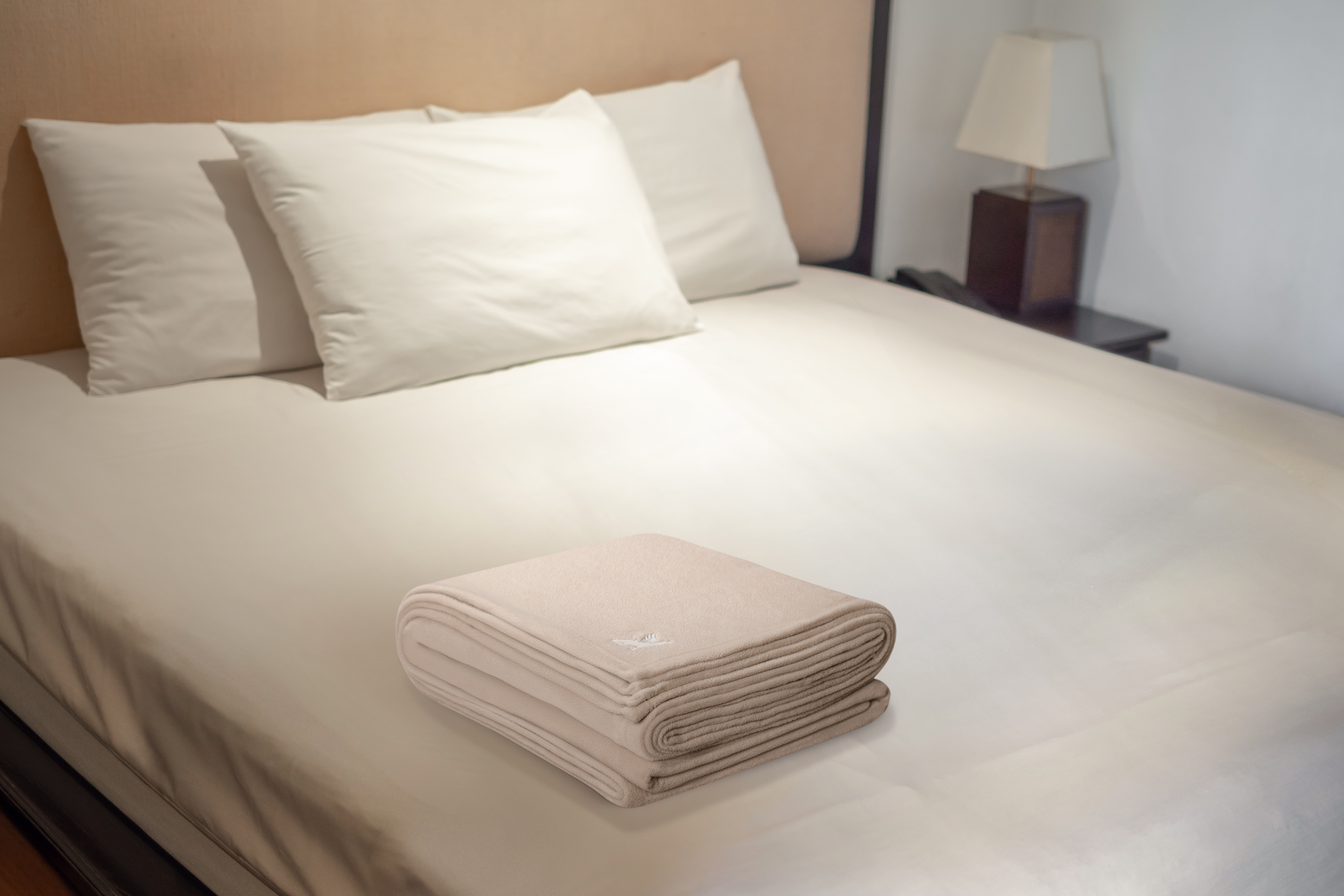 Vanilla 100% Polyester Antipill Twin Fleece Blanket 1