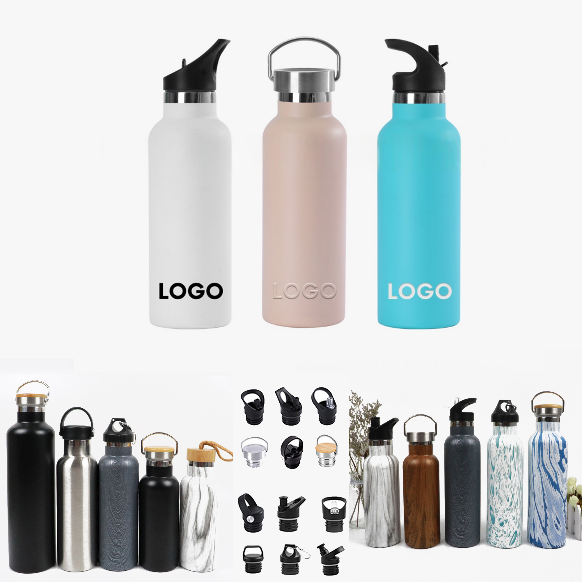 24OZ 304 Stainless Steel Vacuum Outdoor Sports Thermos Cup