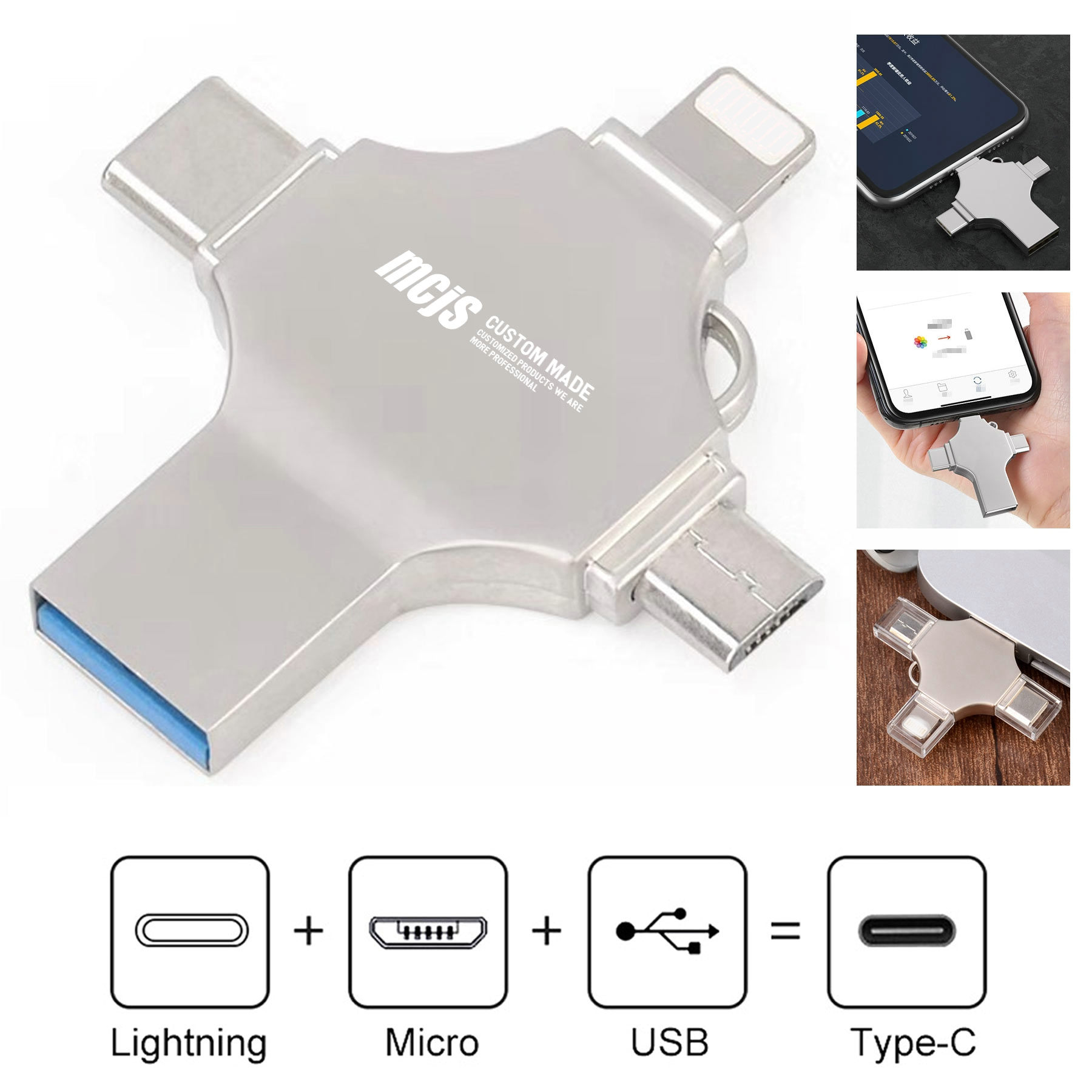 4 In 1 USB Flash Drive 2