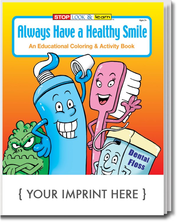 COLORING BOOK - Always Have A Healthy Smile Coloring & Activity Book 5