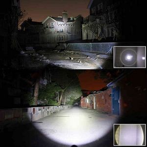 Rechargeable LED Flashlight Adjustable Focus With 3 Light Modes 8