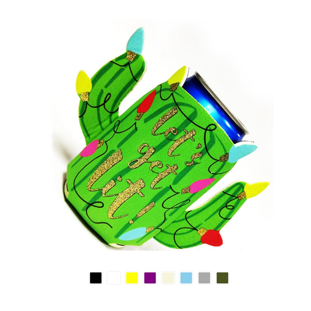 Neoprene Cactus Pattern Can Coolie 1