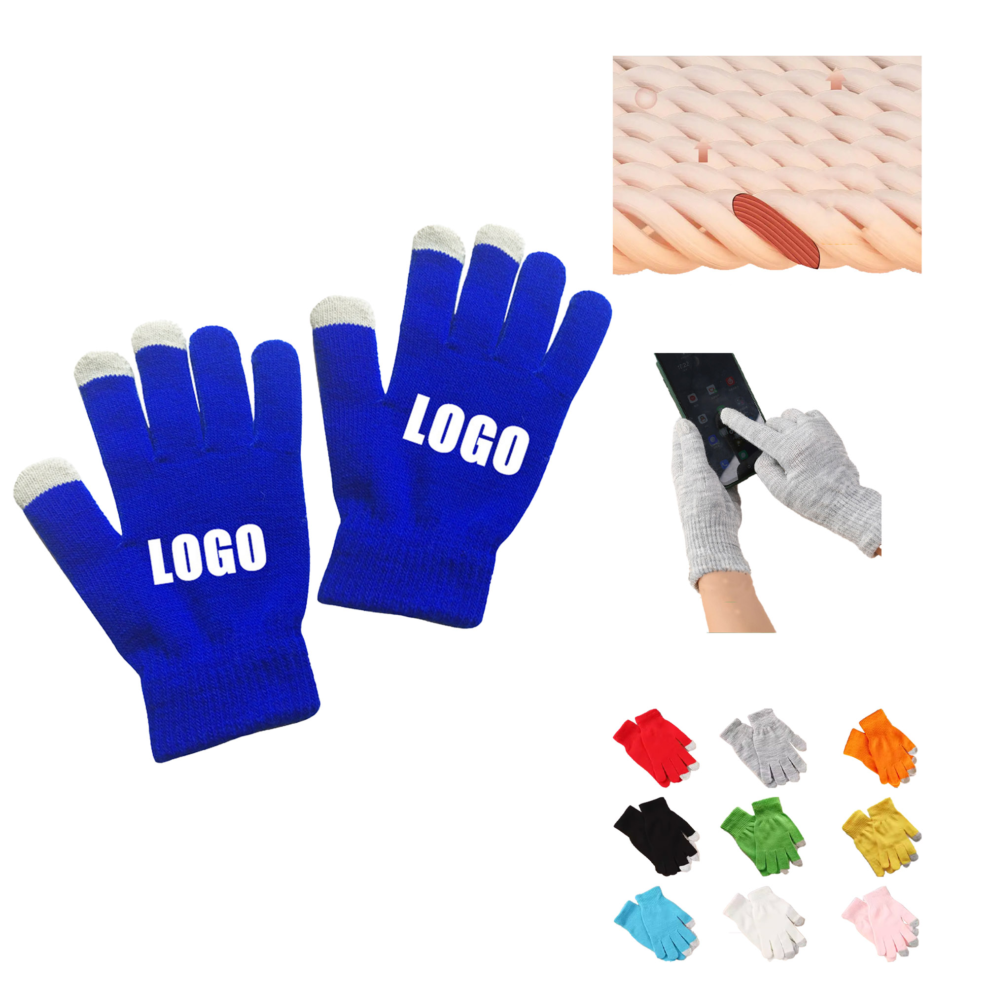 MOQ 50 pcs Smartphone Gloves 2