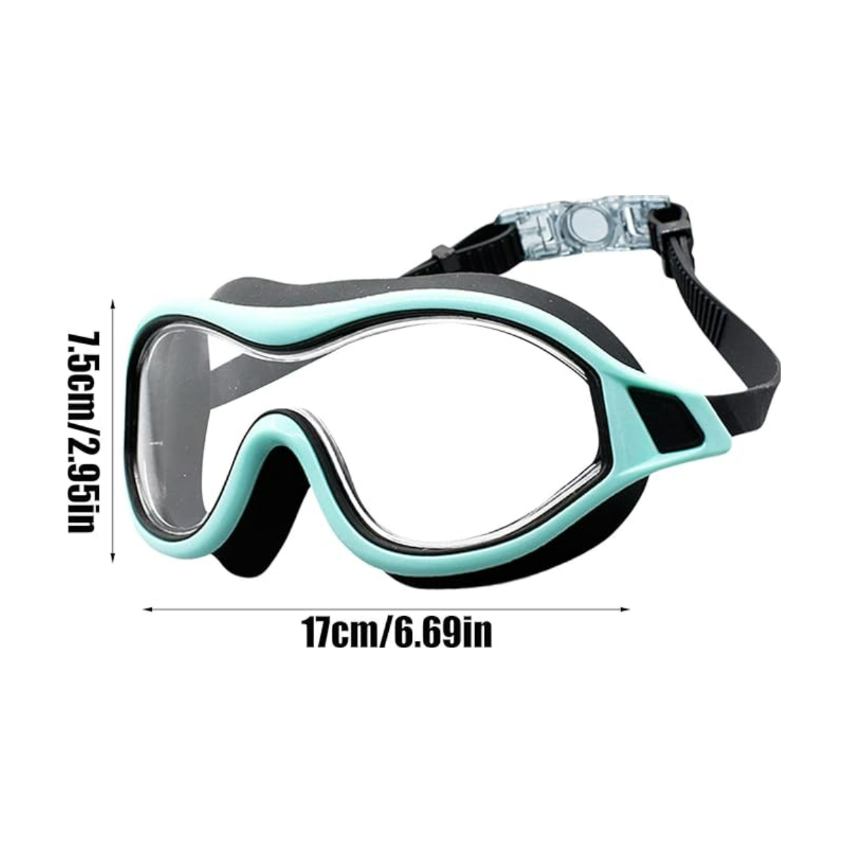 Adult Full View Diving Mask with Anti Fog Lens 2