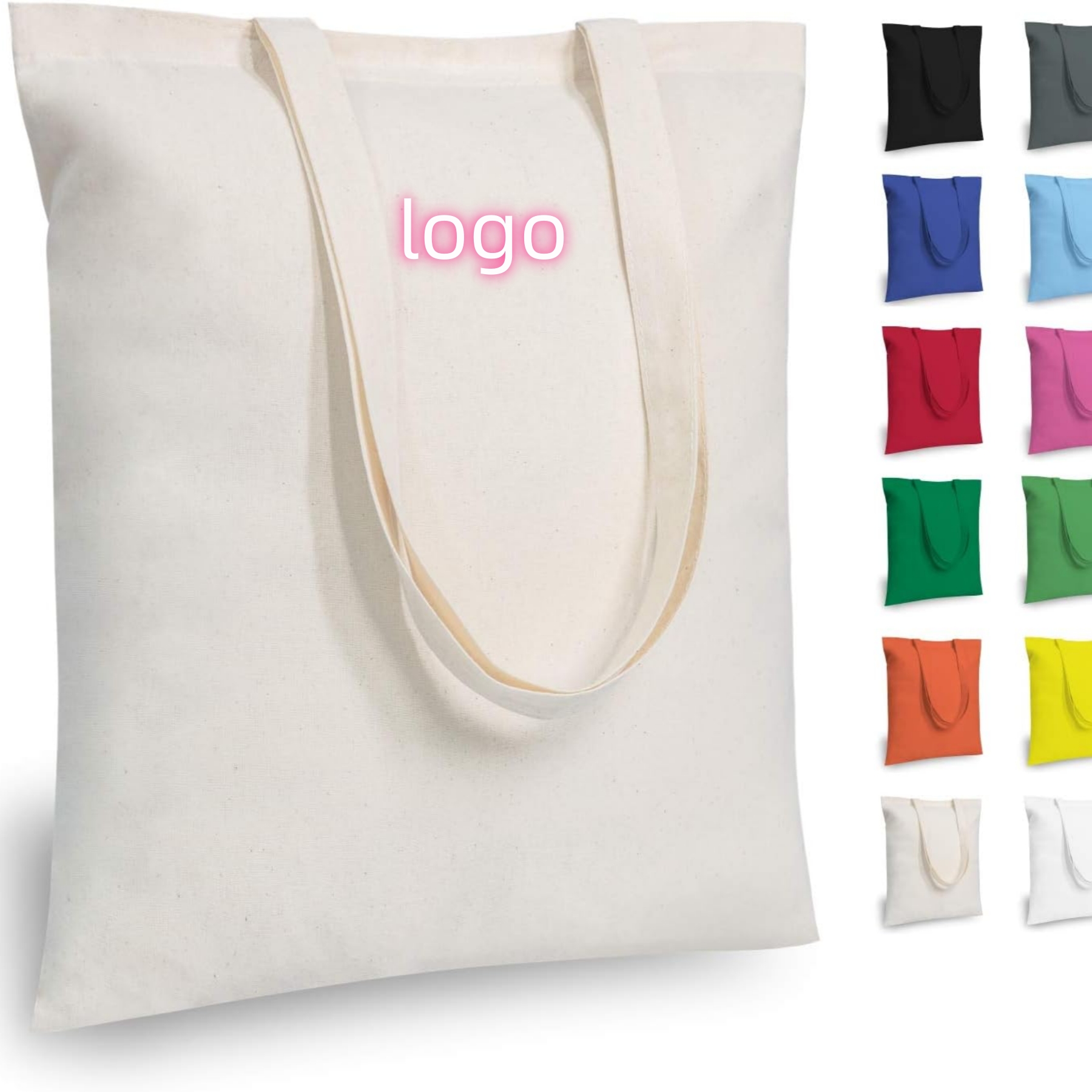 Economical Cotton Tote Bag, custom tote bag with logo imprint 3