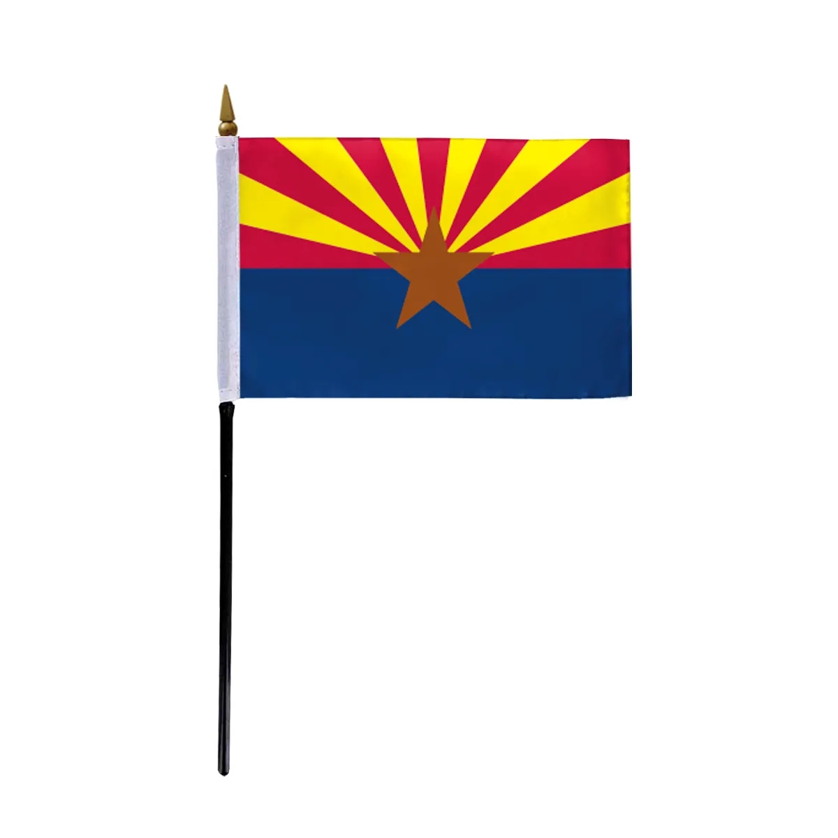 4"x6" & 12"x18'' Arizona ePoly Printed Stick Flags 3