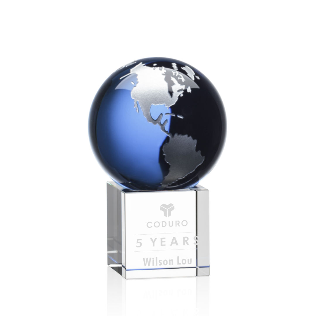 Haywood Globe Award - Blue/Silver