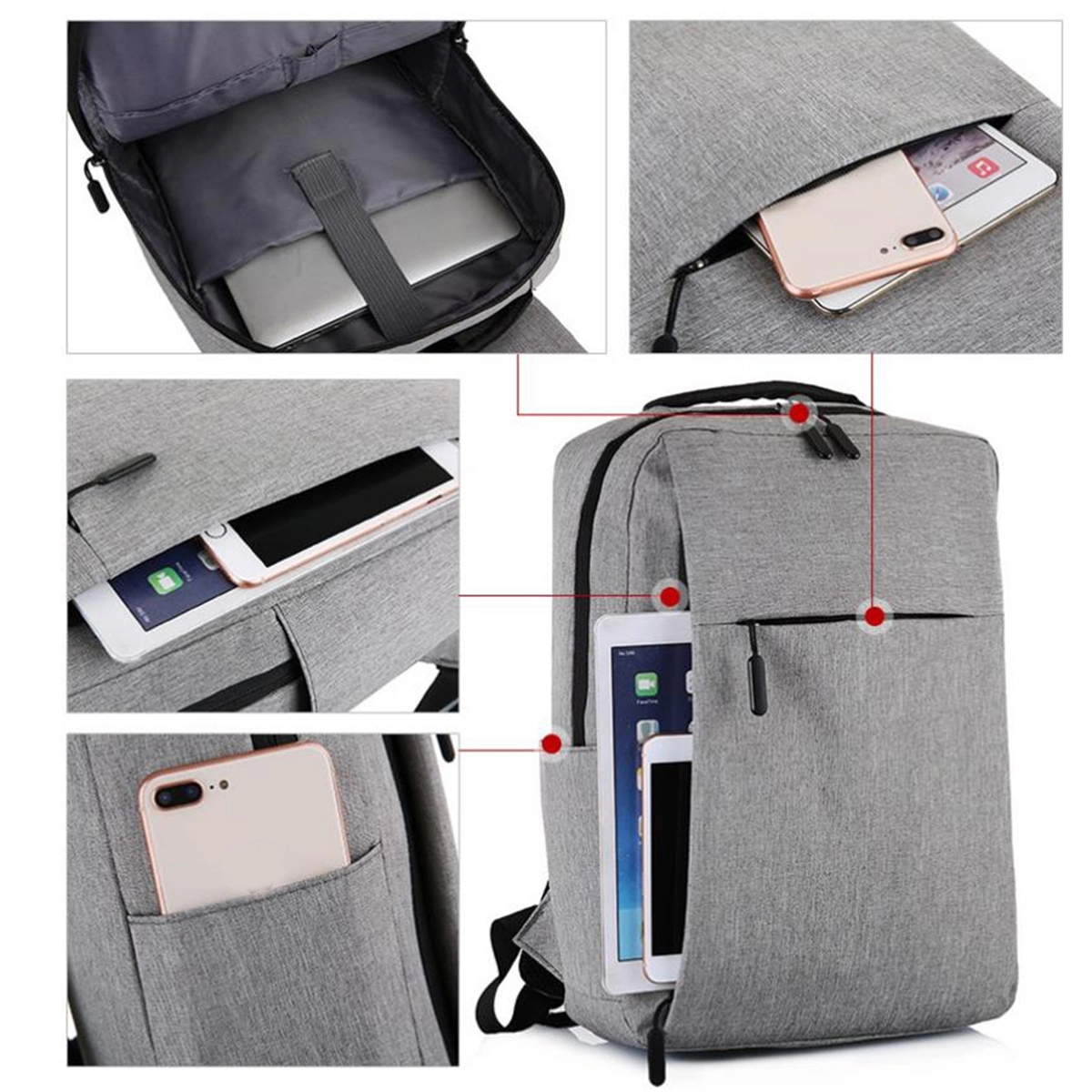 Laptop Backpack With Usb Charging Port 3