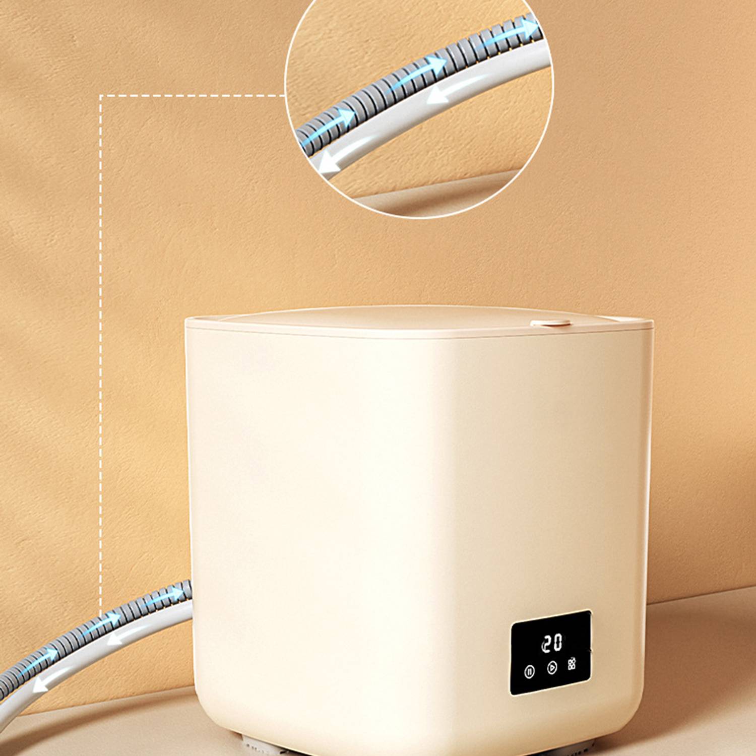 Portable Mini Fully Automatic Washing Machine 3