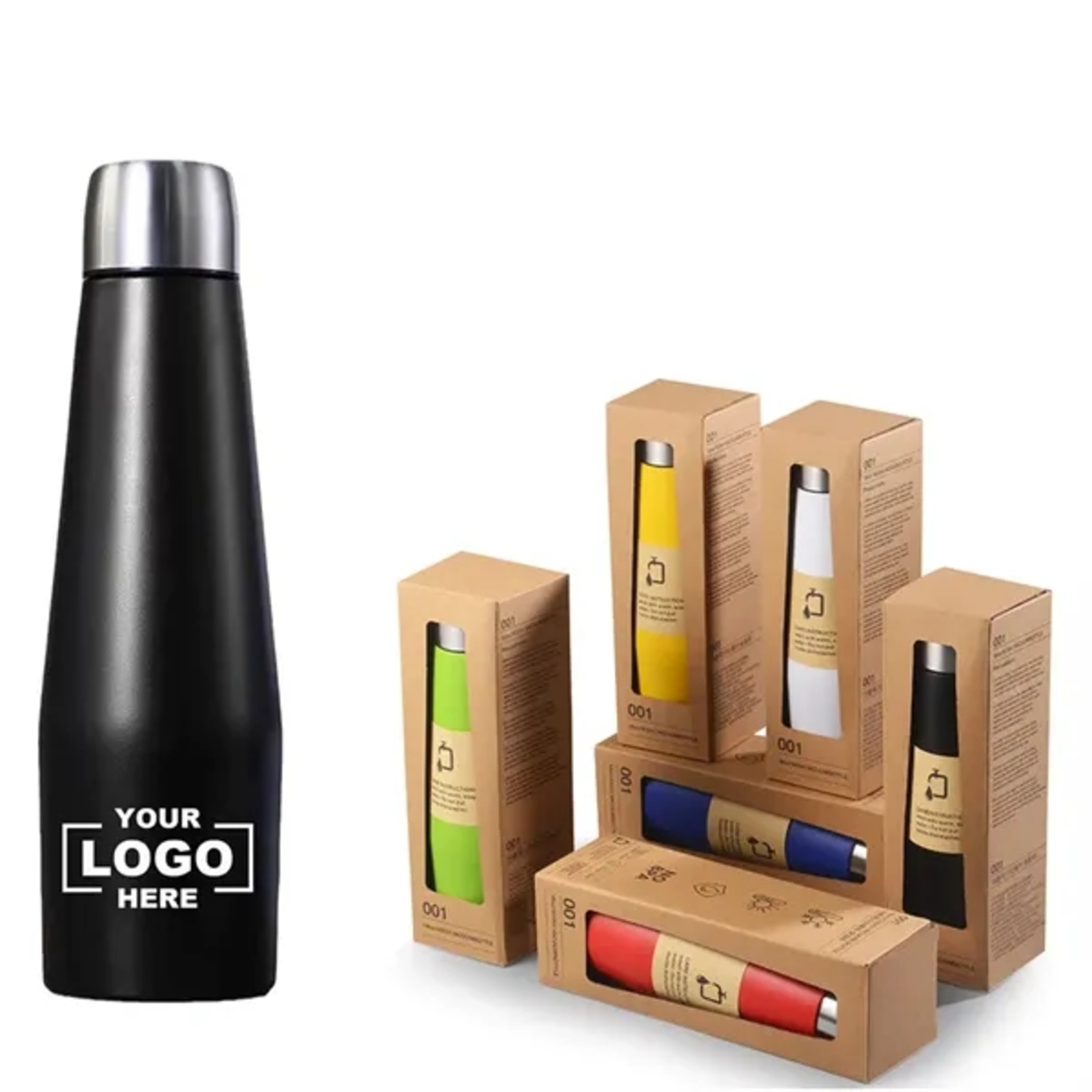 18oz Stainless Steel Vacuum Insulated Thermos Wate Bottle 2