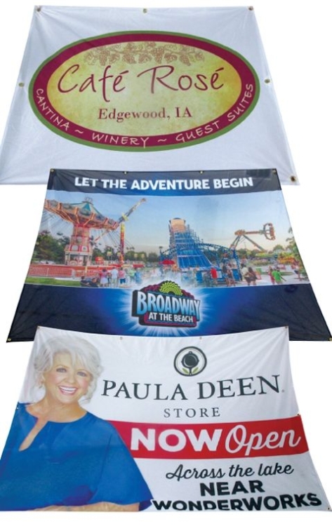 Double Sided Fabric Banner (10'x10') 1