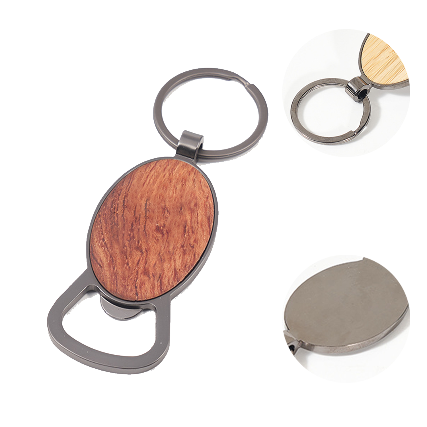 Wooden Bottle Opener Keychains 3