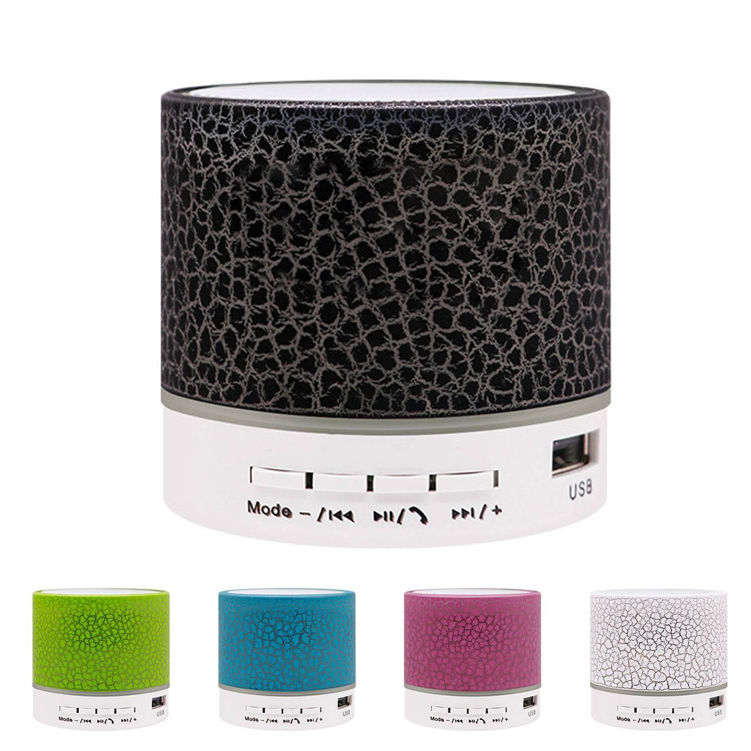 Mini Cracked Glowing Bluetooth Speaker 13