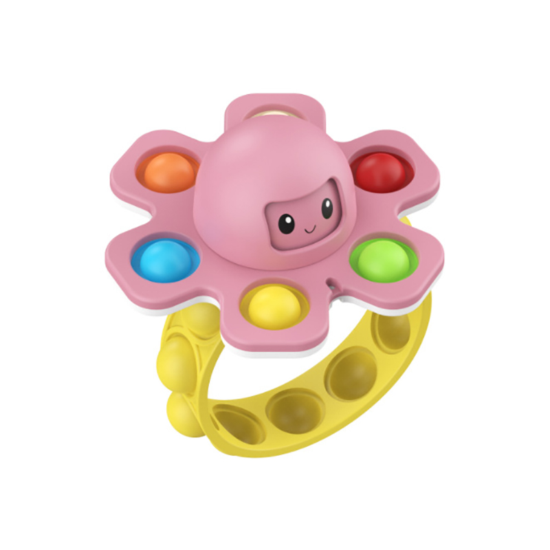 Octopus Pop Fidget Spinners w /Bubble Bracelet 17