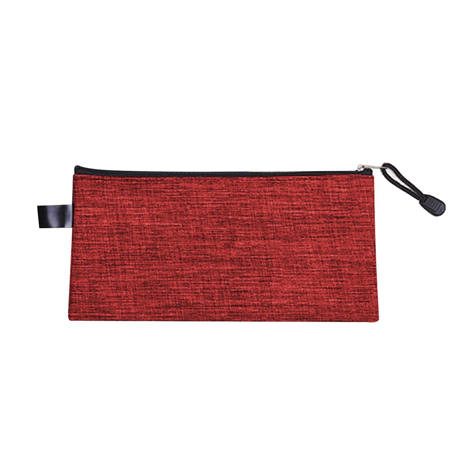 A6 Oxford Zipper Waterproof File Bag 8