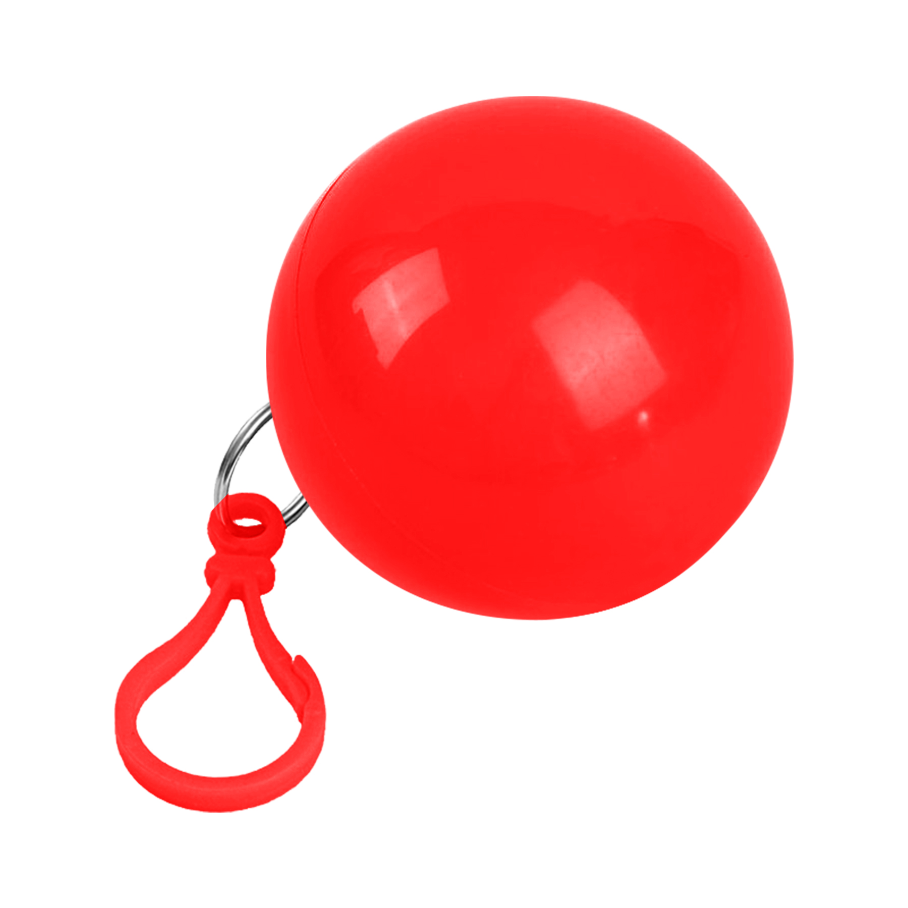 Disposable Raincoat With Ball Key Chain 5