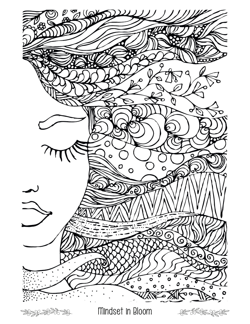 Good Value™ Floral Bliss Adult Coloring Book 14