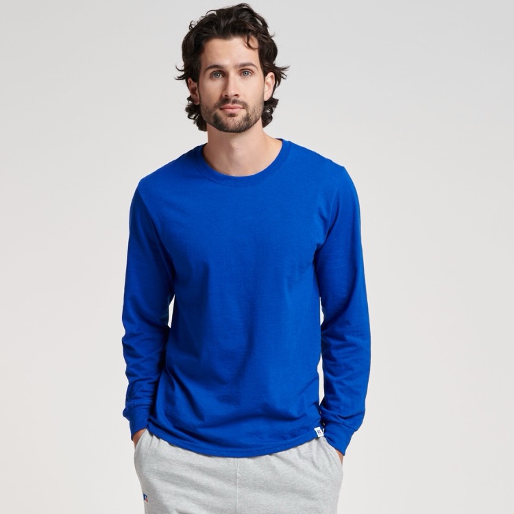 RUSSELL ATHLETIC DRI-POWER® CVC Performance Unisex Long-Sleeve T-Shirt 40