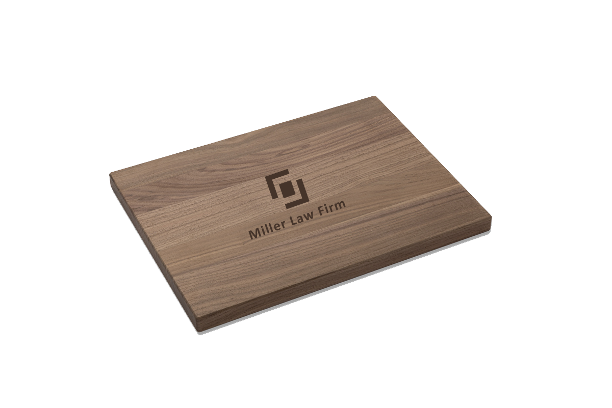 Small Walnut Rectangular Cutting Board 12"x9"x3/4" 2