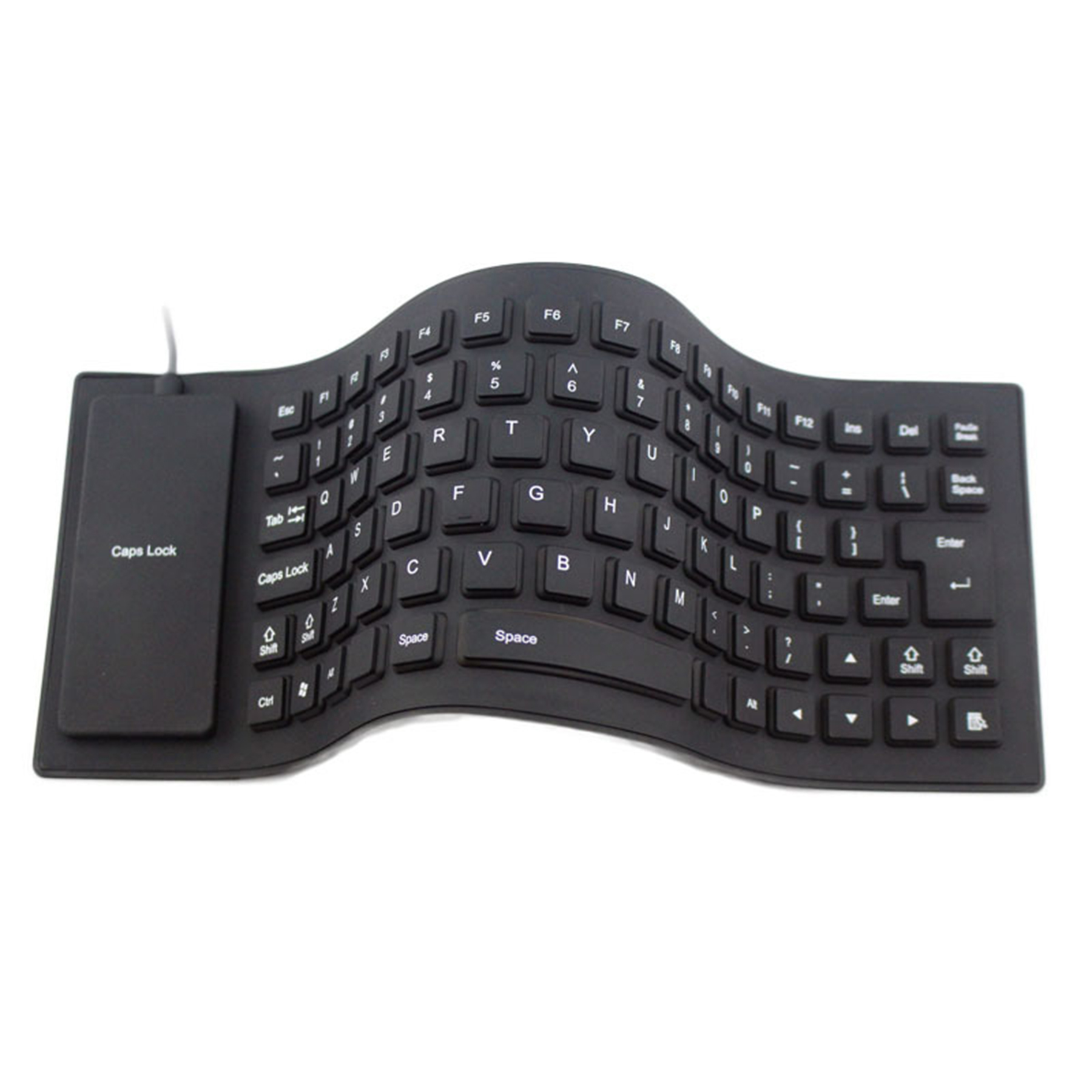 Waterproof Foldable Silicone Keyboard 1