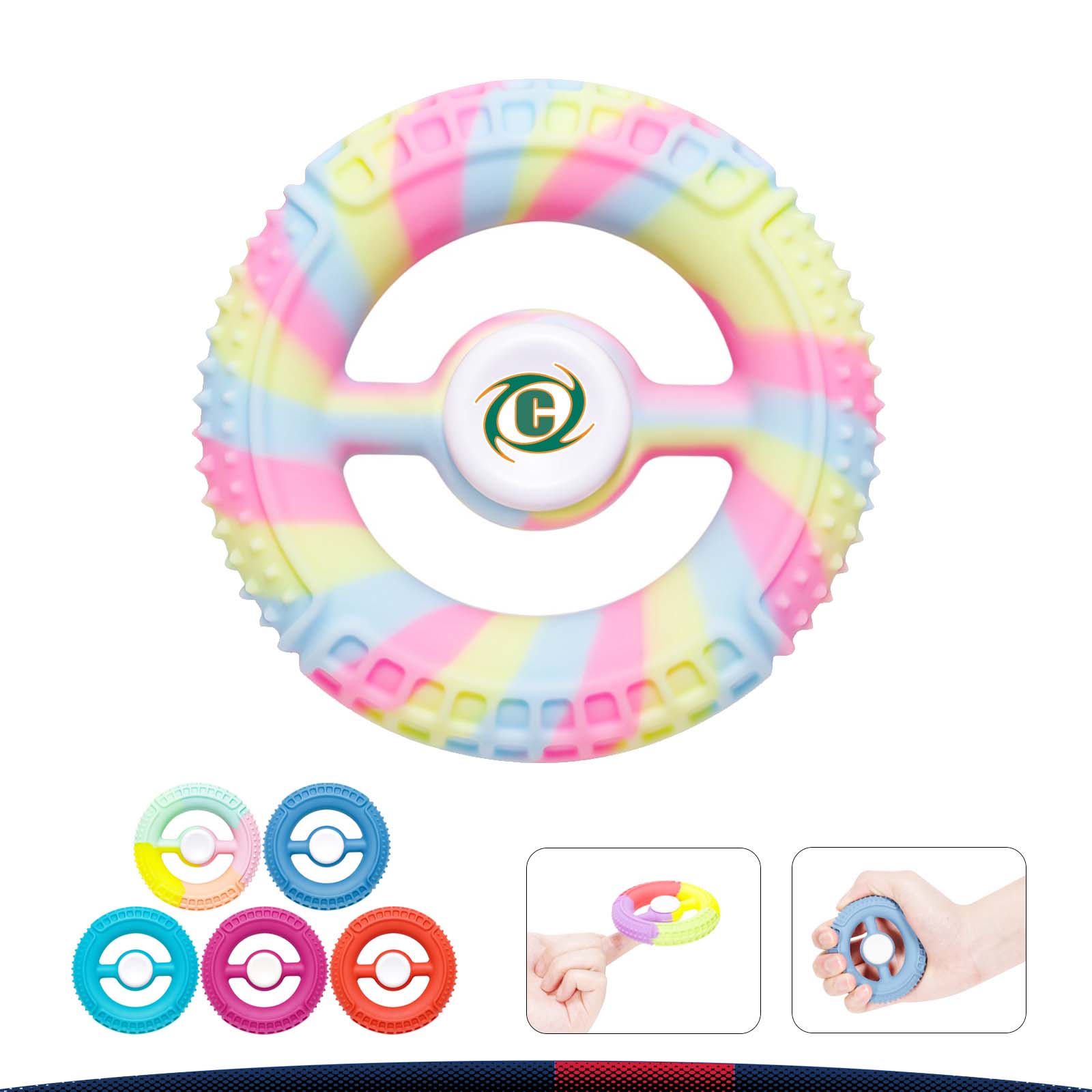 Mica Push Bubble Fidget Spinner 2