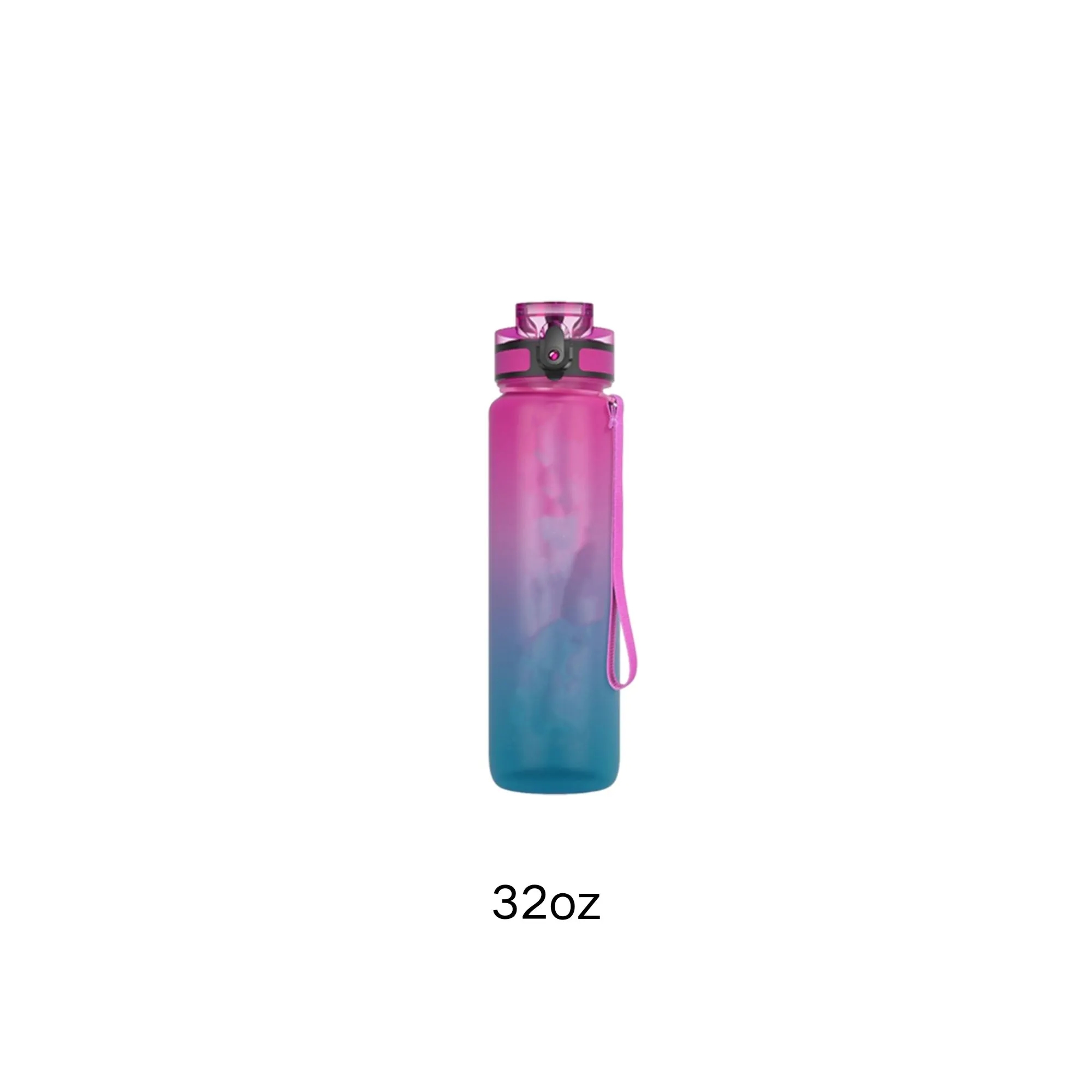 32 oz Motivational Sports Water Bottle with Time Marker 11