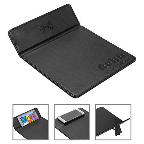Accord Wireless Charger Mouse Pad with Kickstand 8