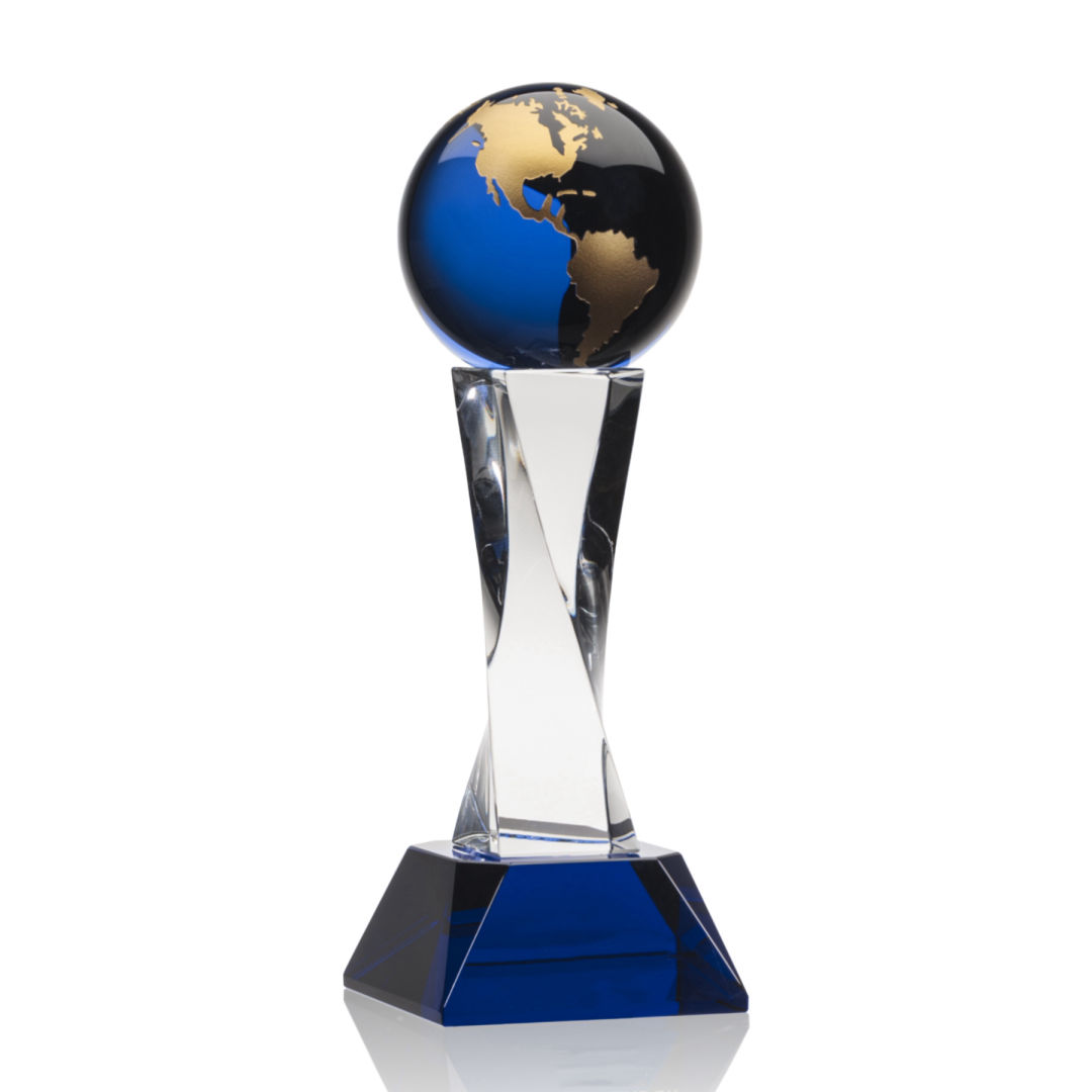 Langport Globe Award - Blue 4