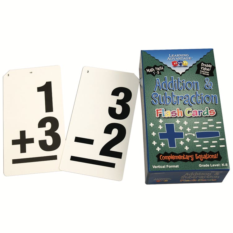 Math Flashcards - Addition/Subtraction 81 per Pack 1