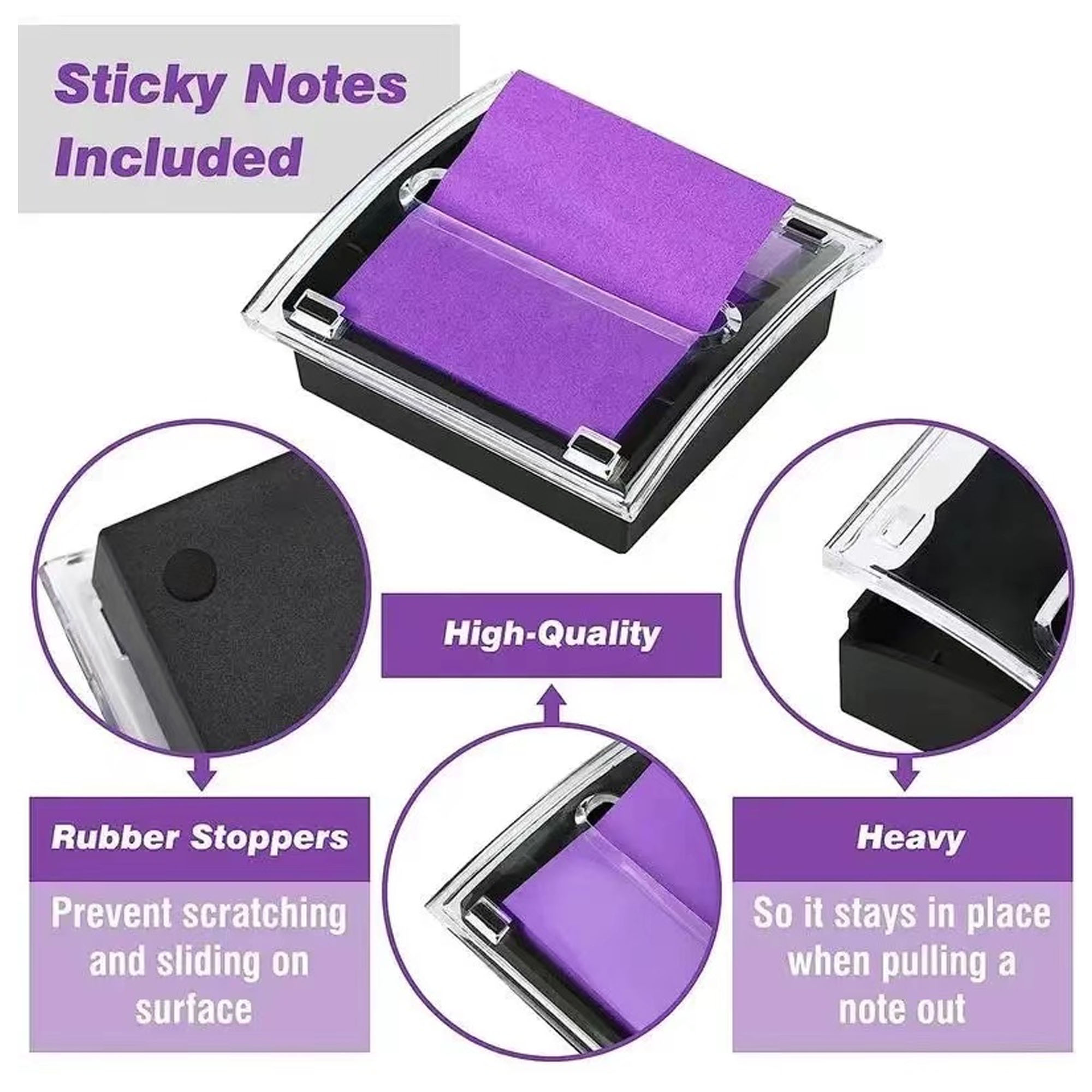Durable Plastic Note Box: Convenient Organizer for Notes 4