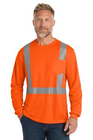 CornerStone ANSI 107 Class 2 Mesh Long Sleeve Tee. CS201 1