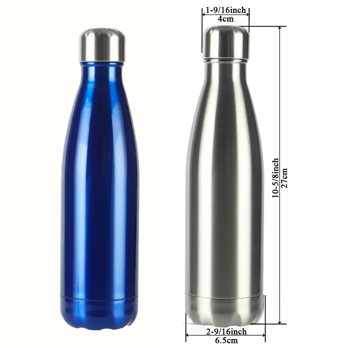 17oz Insulated Cola Shape Water Bottle, custom water bottle with logo imprint 4
