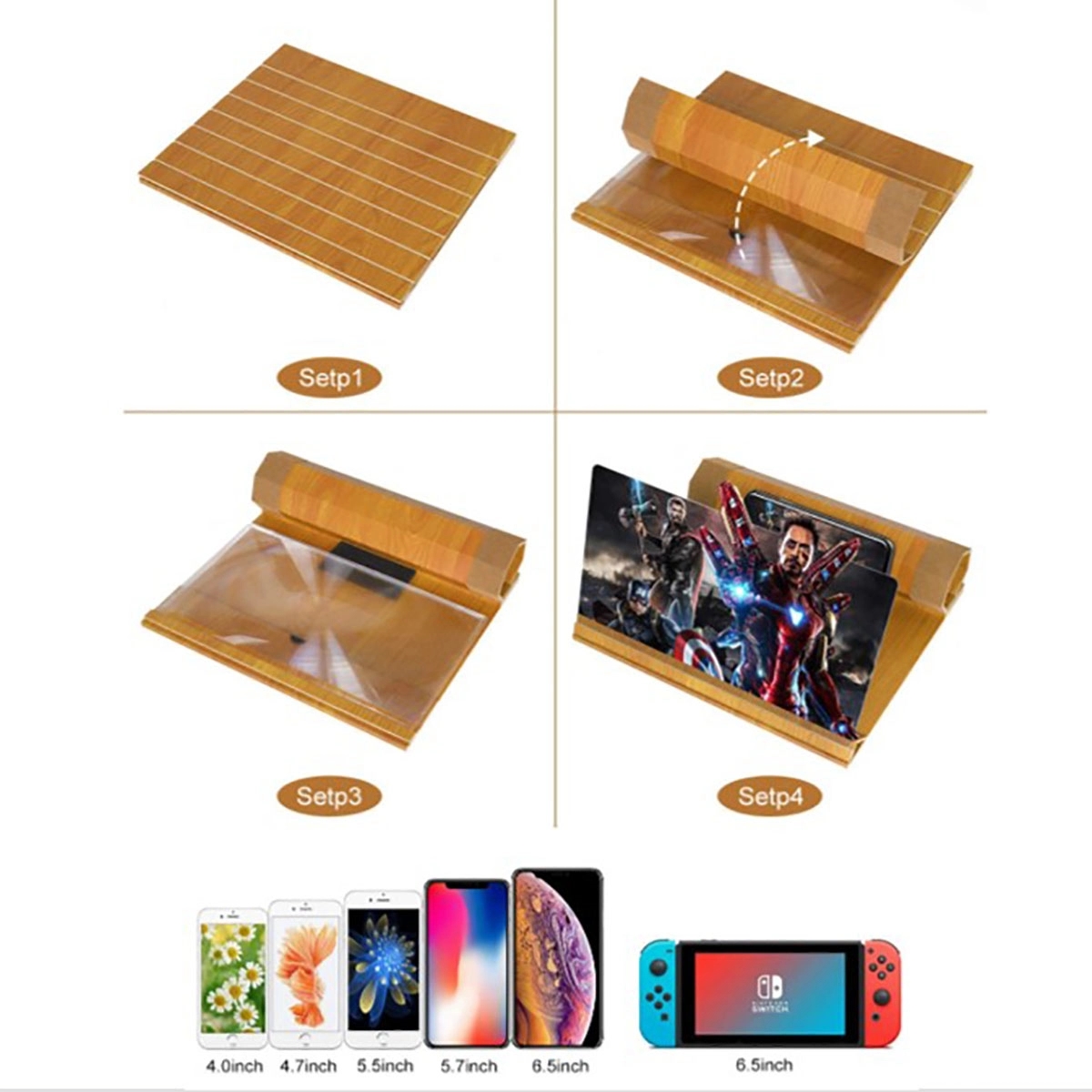 12 Inch Phone Screen Magnifier 3