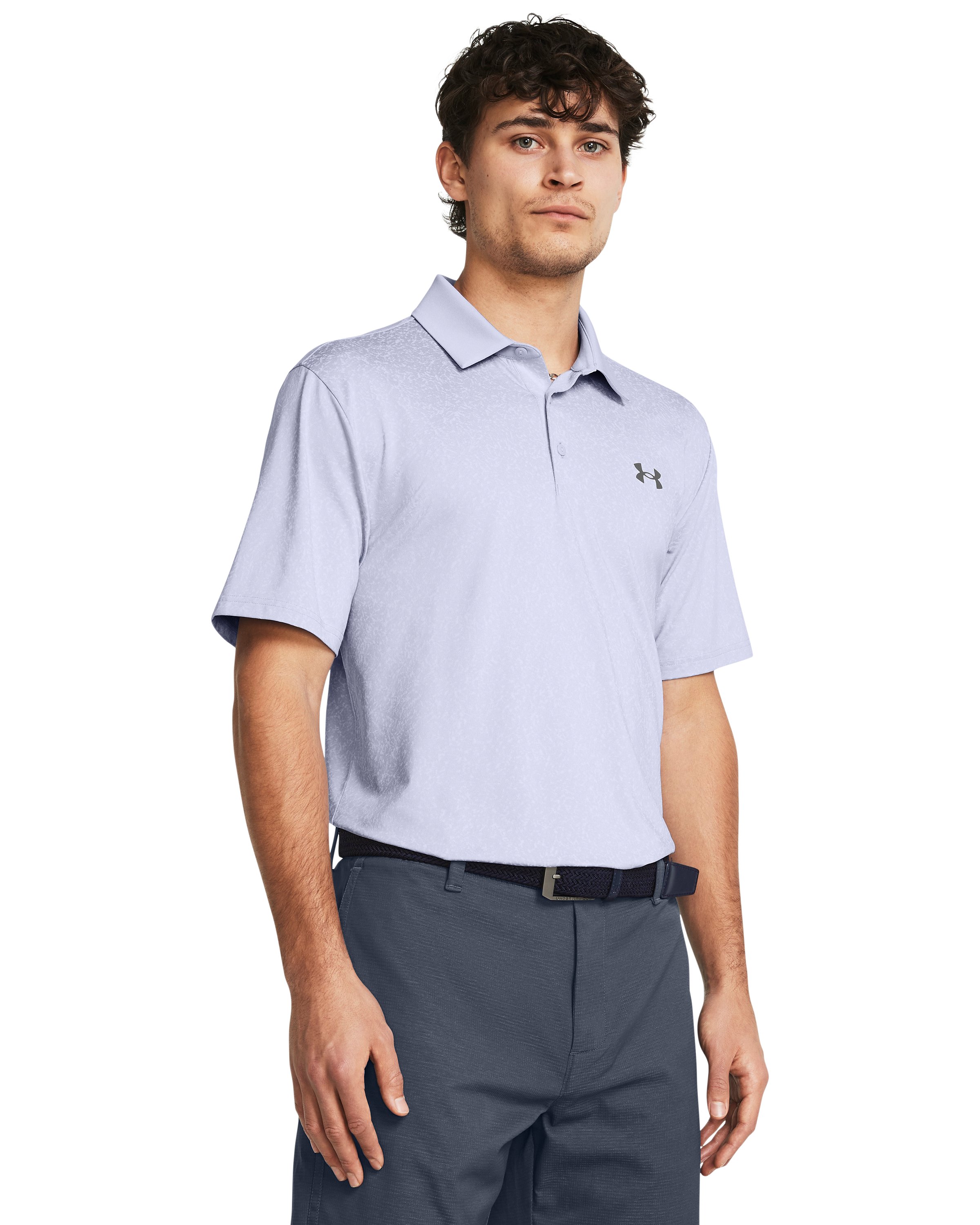 UA Playoff 3.0 Coral Jacquard Men's Polo 4