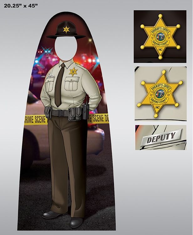 Custom Child Size Female Trooper Officer Photo Prop