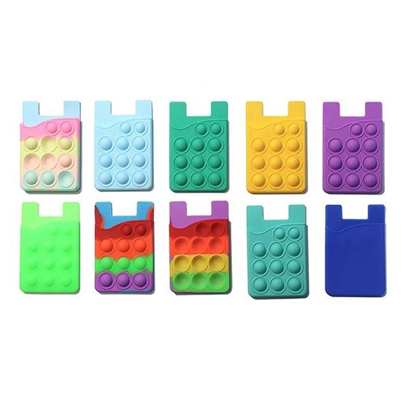 Push Pop Stress Reliever Phone Card Holder 2