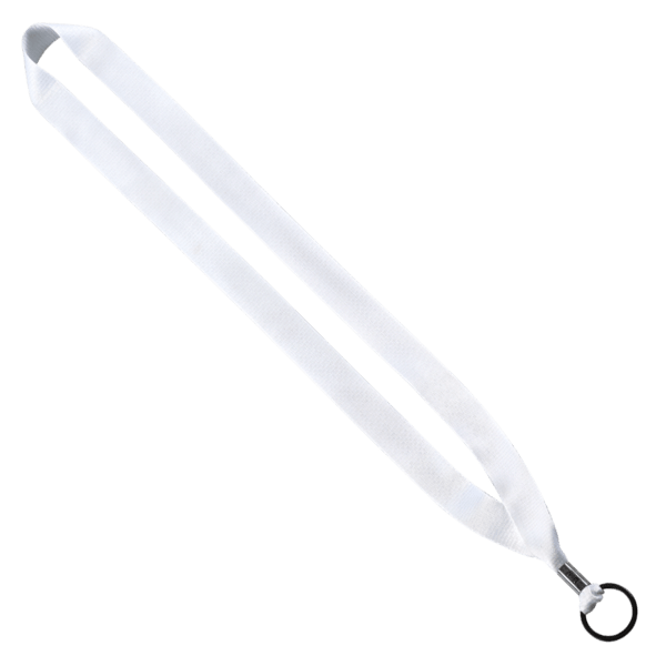 3/4" Polyester Lanyard with Metal Crimp & Split-Ring 6