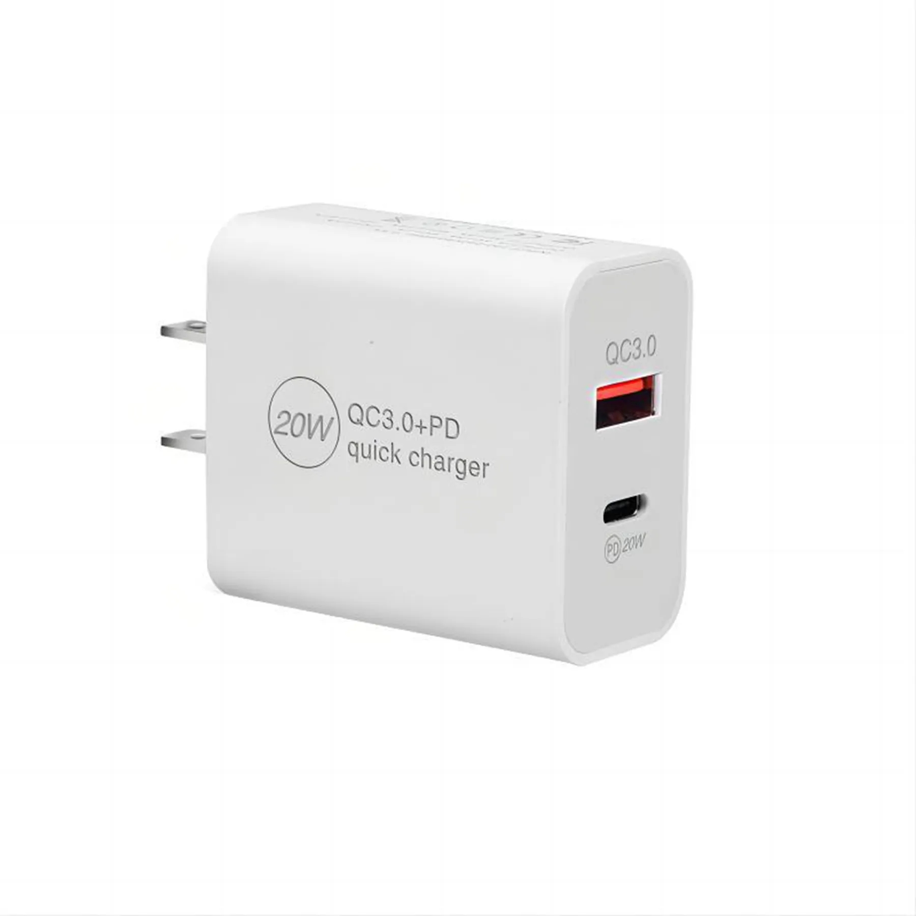 20W Multiple Port Usb Charger with USB-C Plug 3