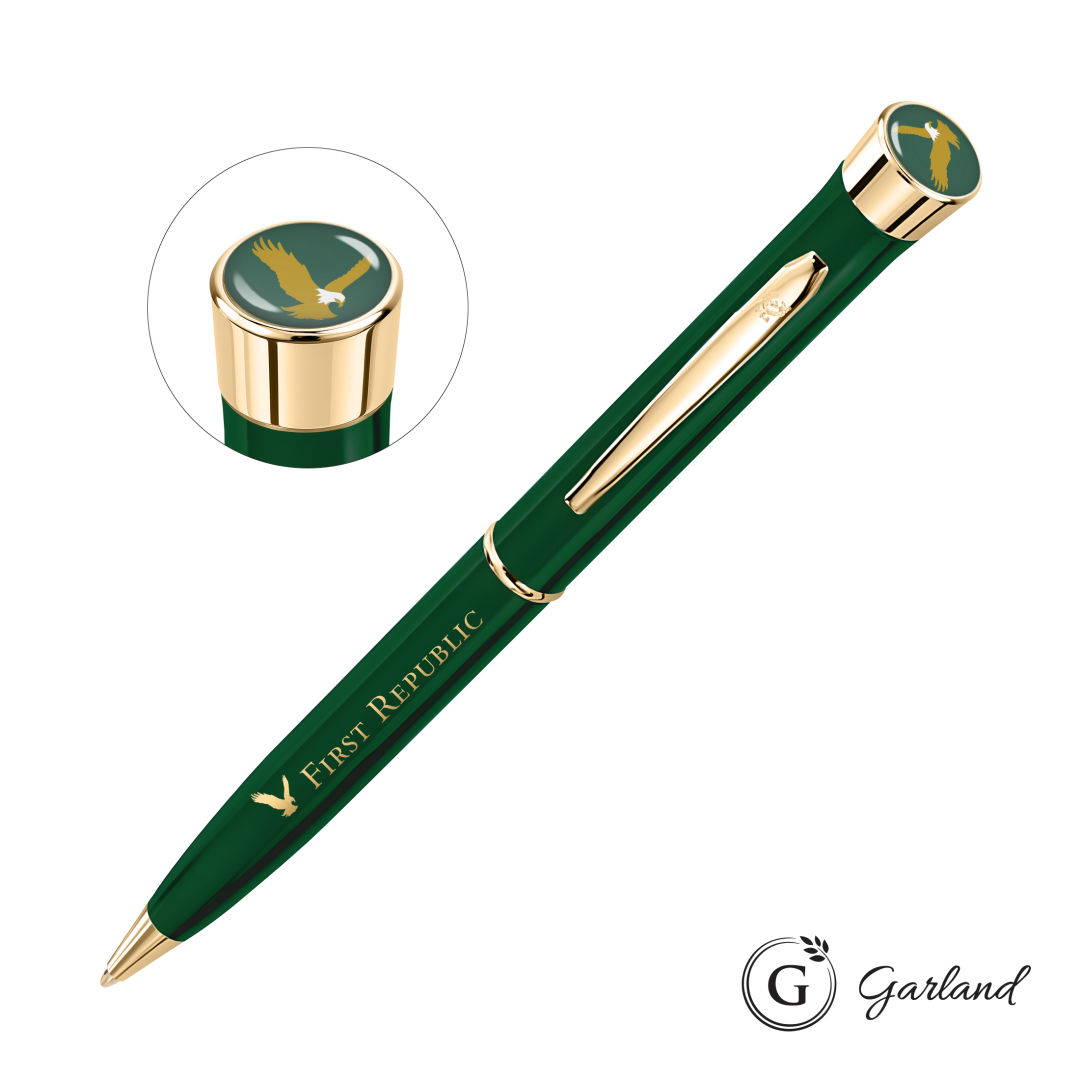 Garland® Color Custom Twist Ballpoint Pen - Gold Accent 13
