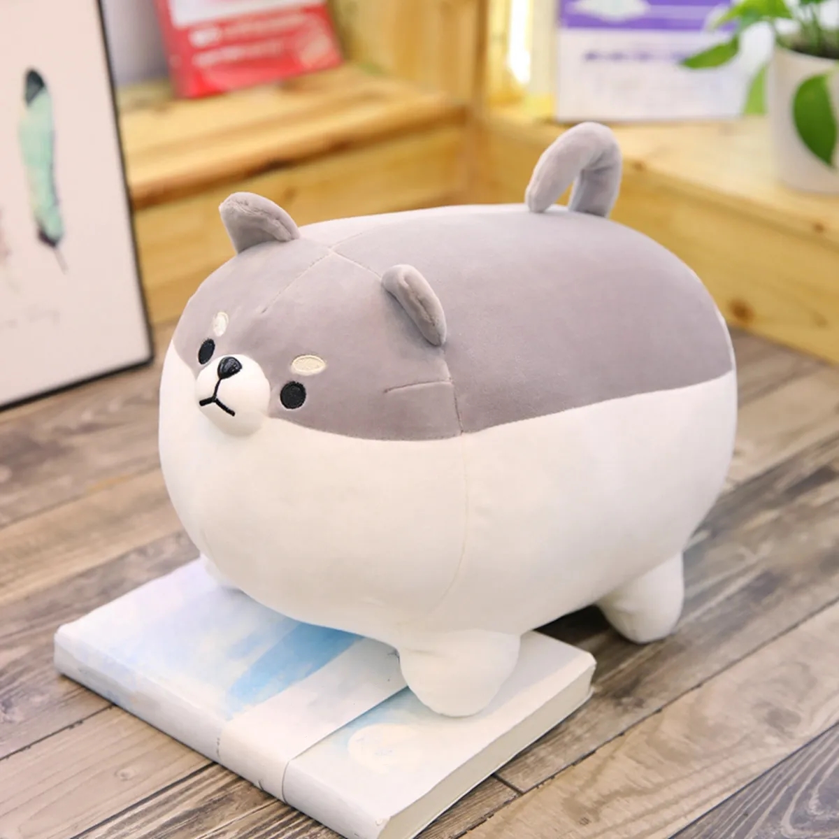15.7'' Cute Dog Pillow and Toy Animal Plush 5