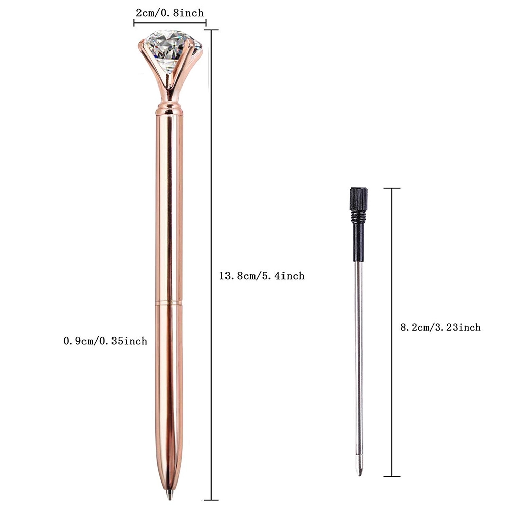 Big Crystal Diamond Ballpoint Pen 5