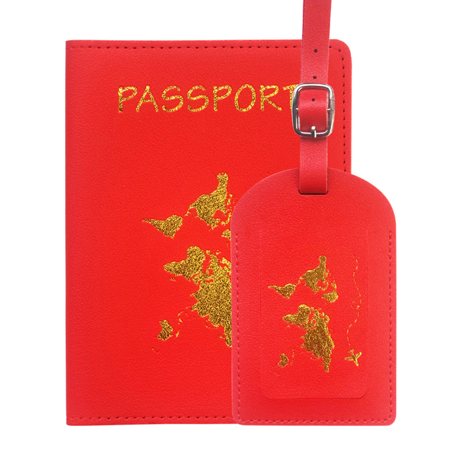 Pu Leather Passport Set 6
