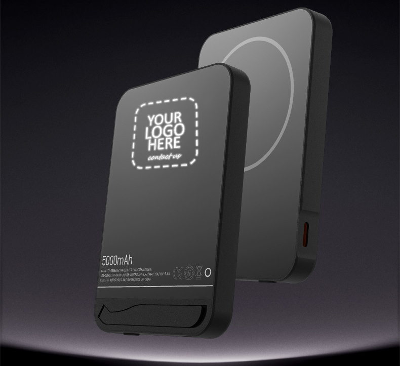 MagSafe Metal 5000 mAh 20W Wireless Power Bank w/ Glow Logo 2