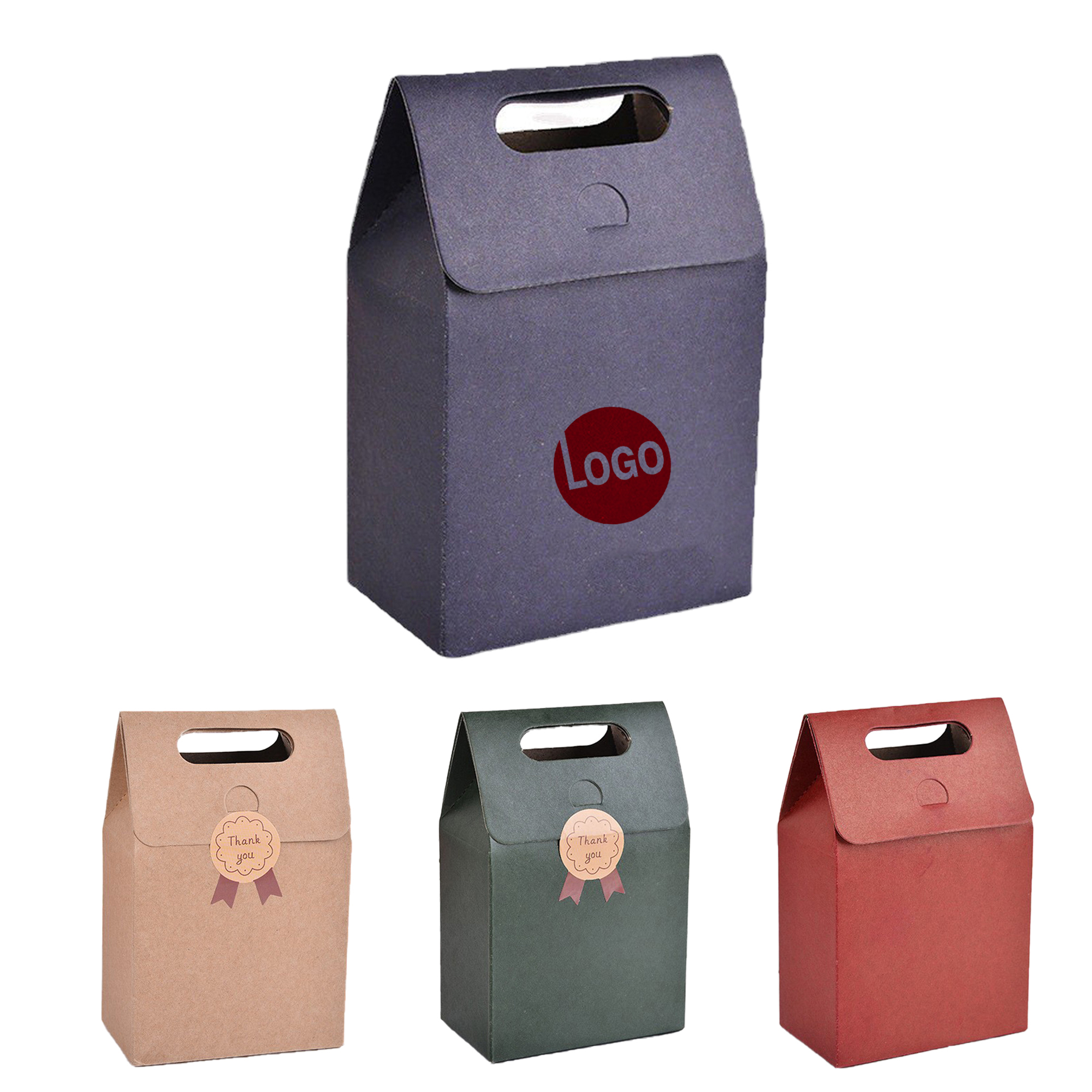 Kraft Paper Flip-Top Gift Bag 3