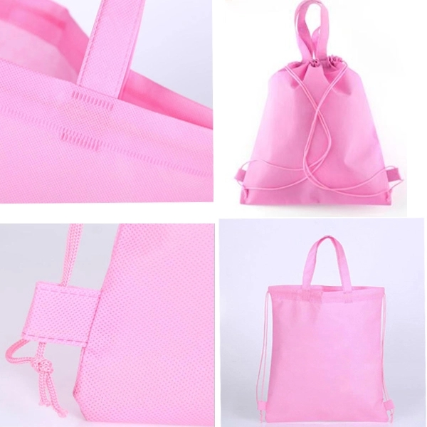 Non-woven Drawstring Bags With Handle 6
