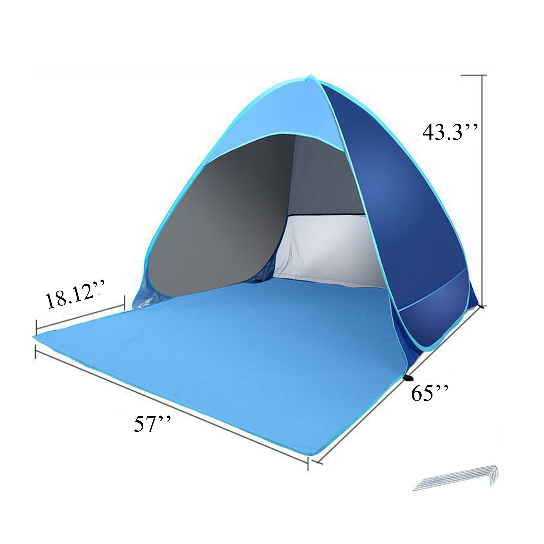 Beach Sun Protection Foldable Tent 8