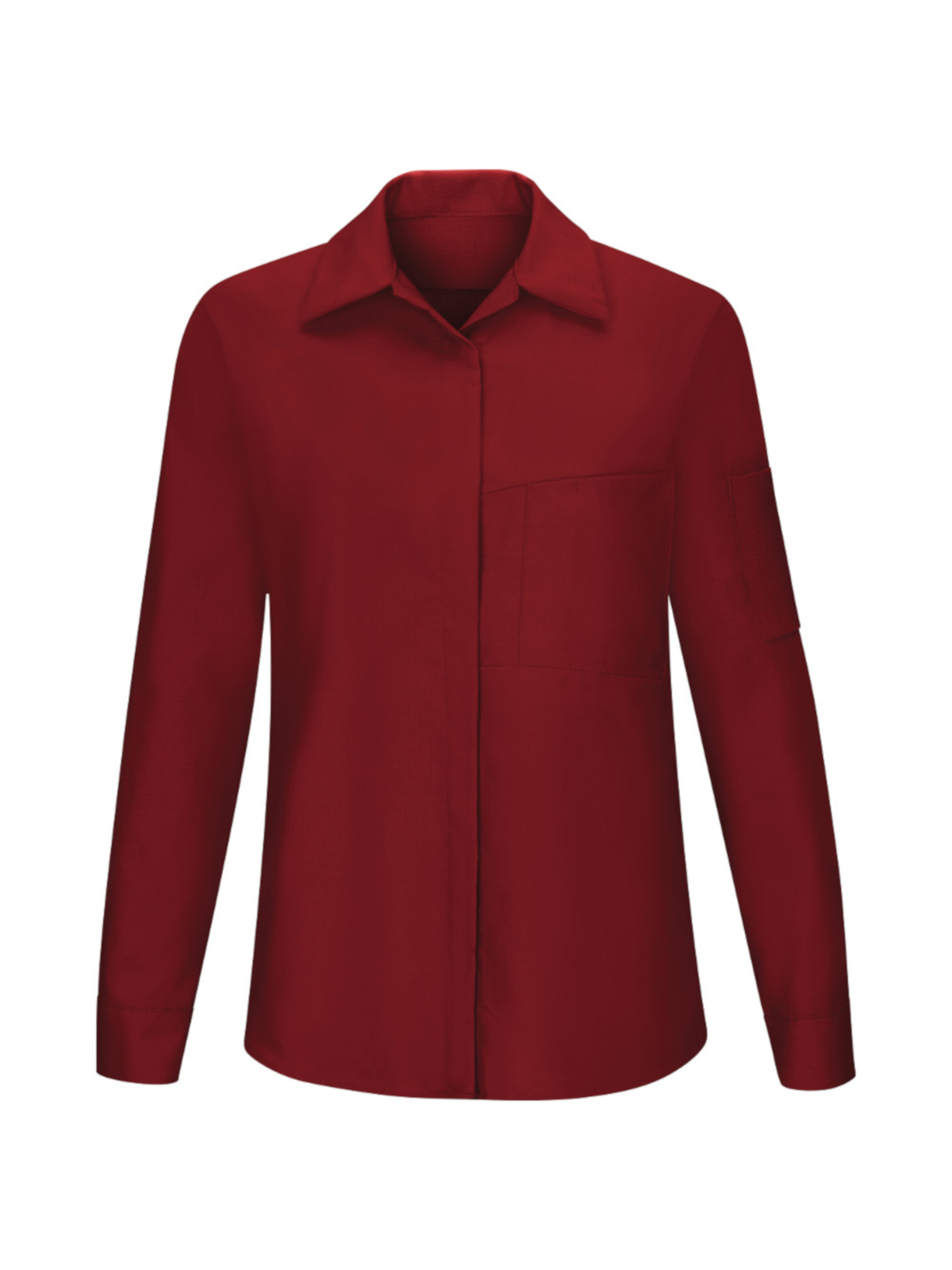 Red Kap Shirts -  Women's Long Sleeve Performance Plus Shop Shirt 10