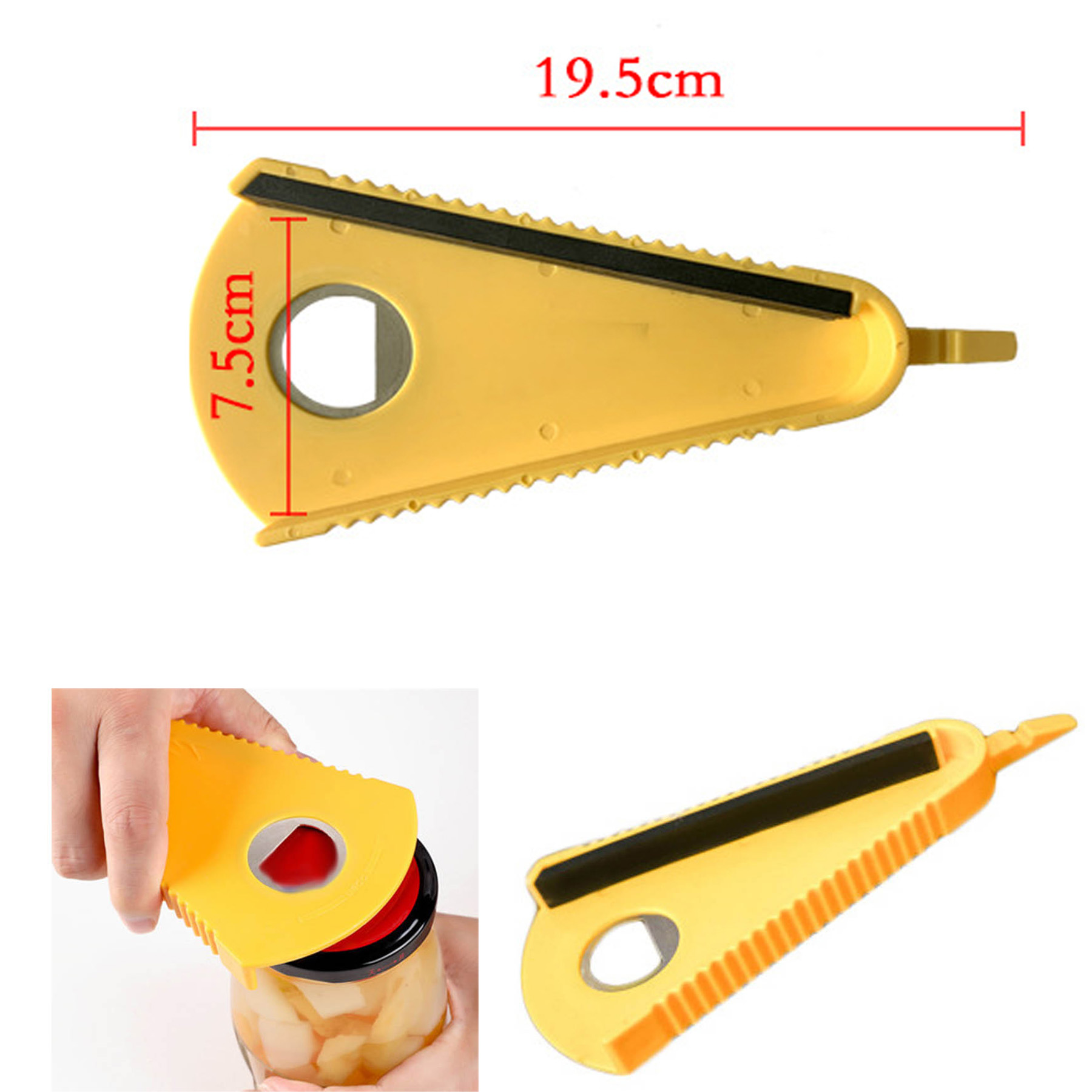 Anti-Slip Bottle Opener / Multifunctional Can Opener 2