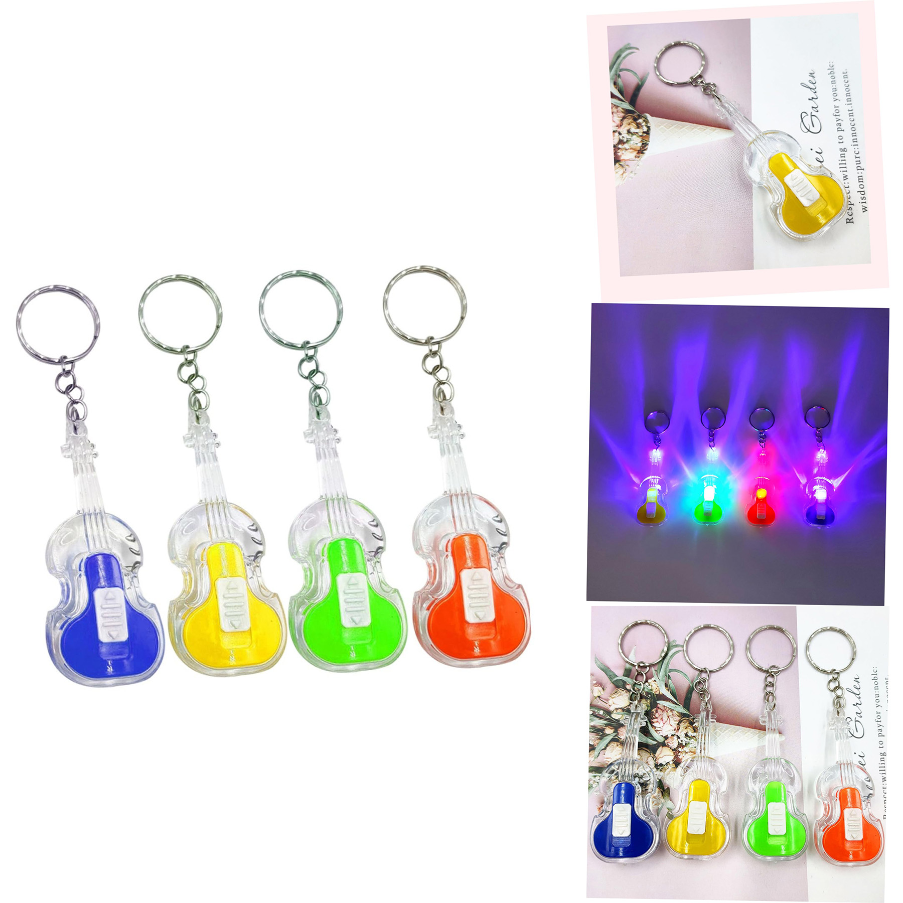 Small Violin Party Led Light up Toy 2