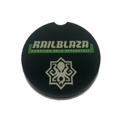 USA Made AutoAcrylic UV Full Color Acrylic Car Coaster with Felt Back